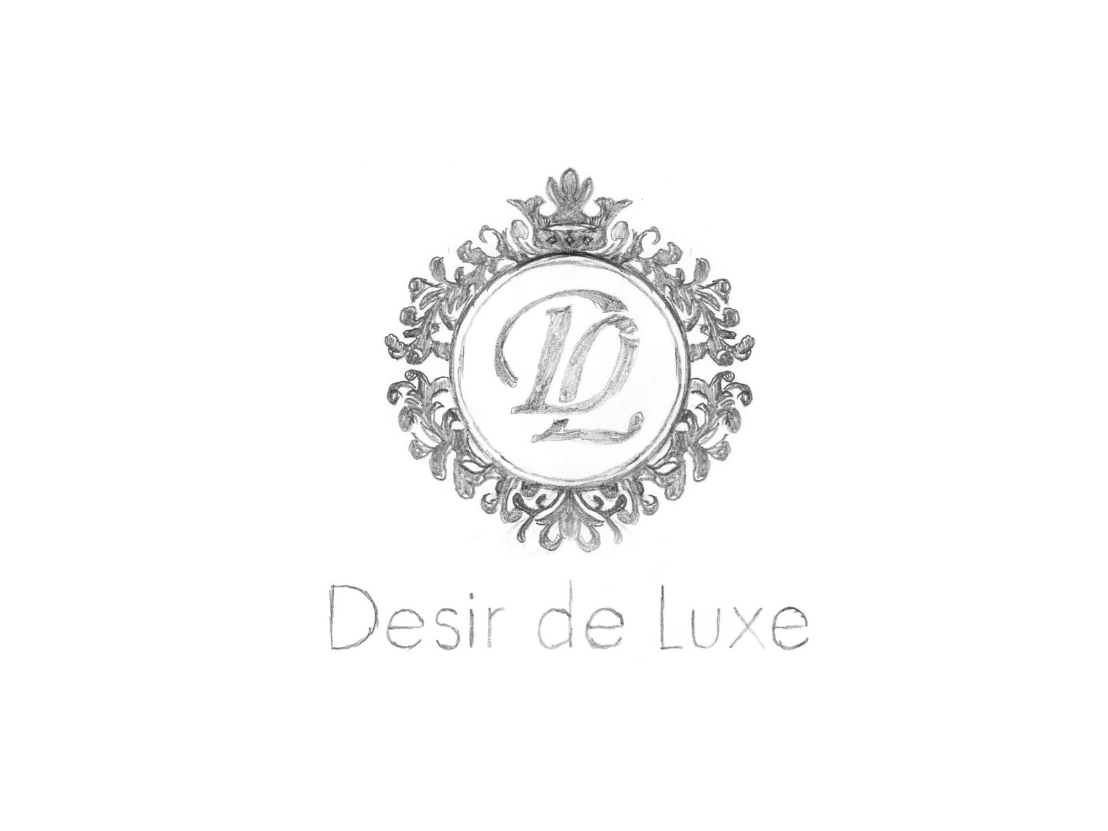 Логотип производителя строительных материалов премиум-класса Desir de Luxe